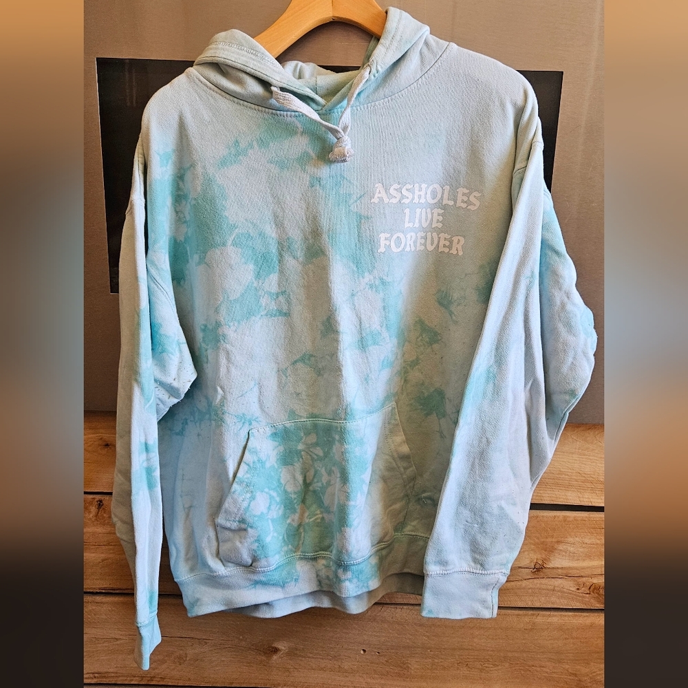 Blue Tie-Dye Hoodie